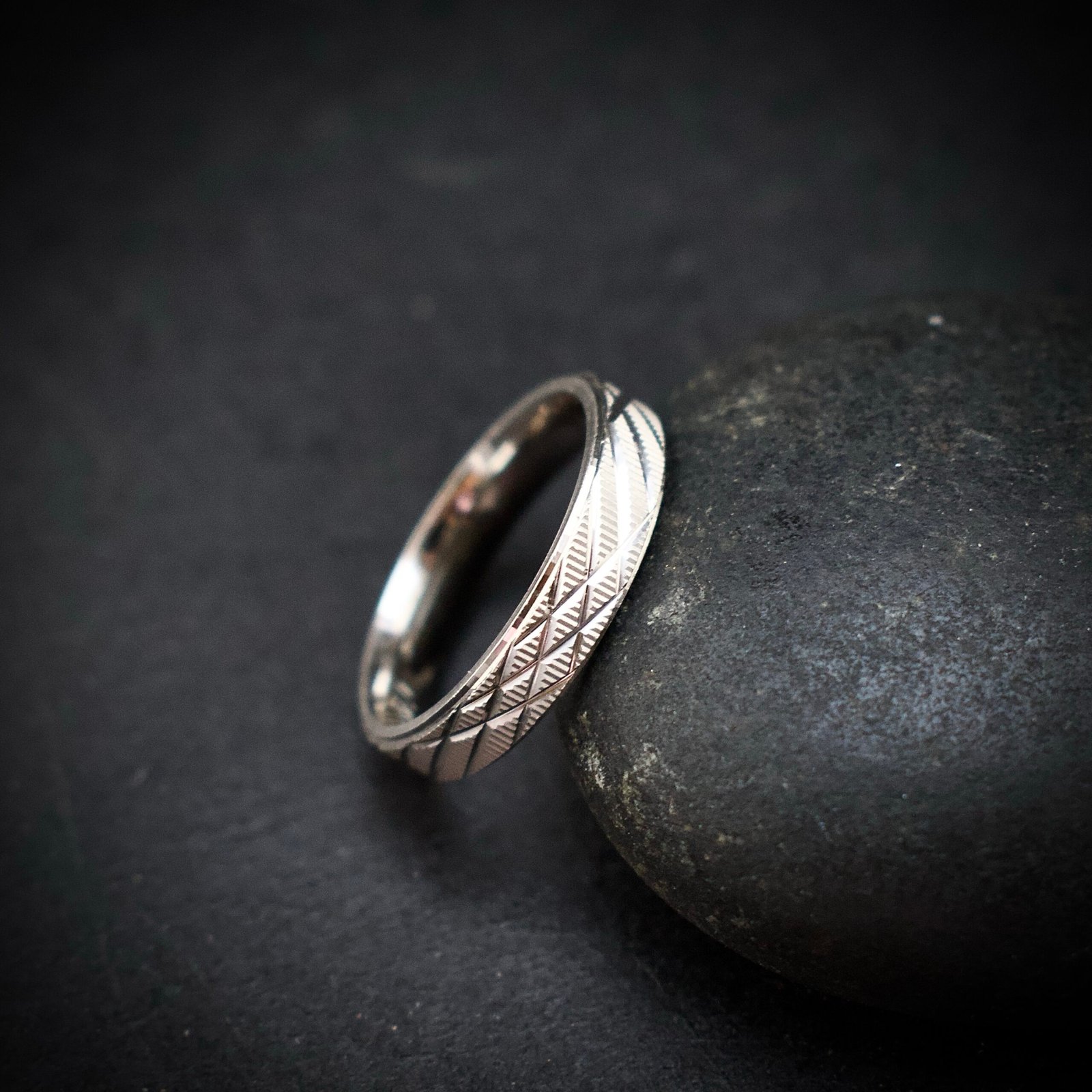 Ring band, size 7 US, 925 sterling silver ring, Wedding band, Unique handmade birthday gift, One of a kind jewelry