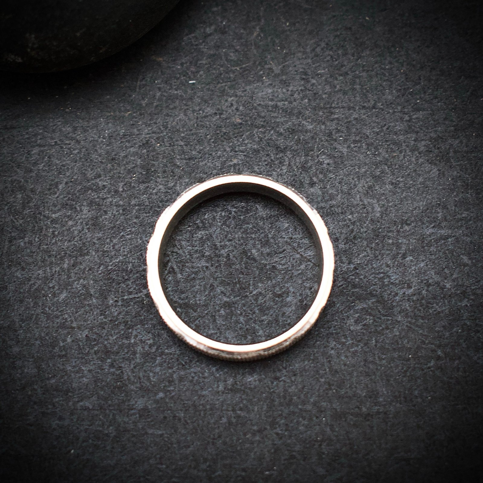 Ring band, size 7 US, 925 sterling silver ring, Wedding band, Unique handmade birthday gift, One of a kind jewelry