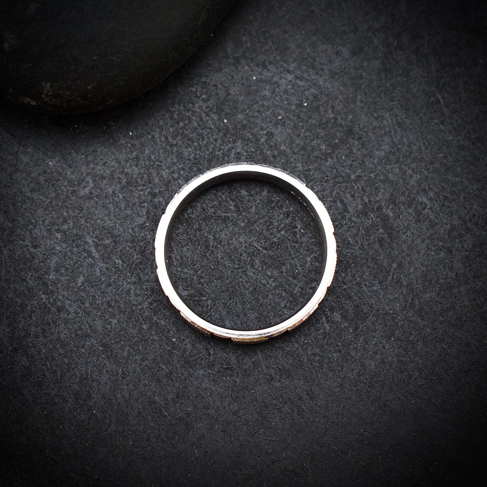 Ring band, size 9 US, 925 sterling silver ring, Wedding band, Unique handmade birthday gift, One of a kind jewelry