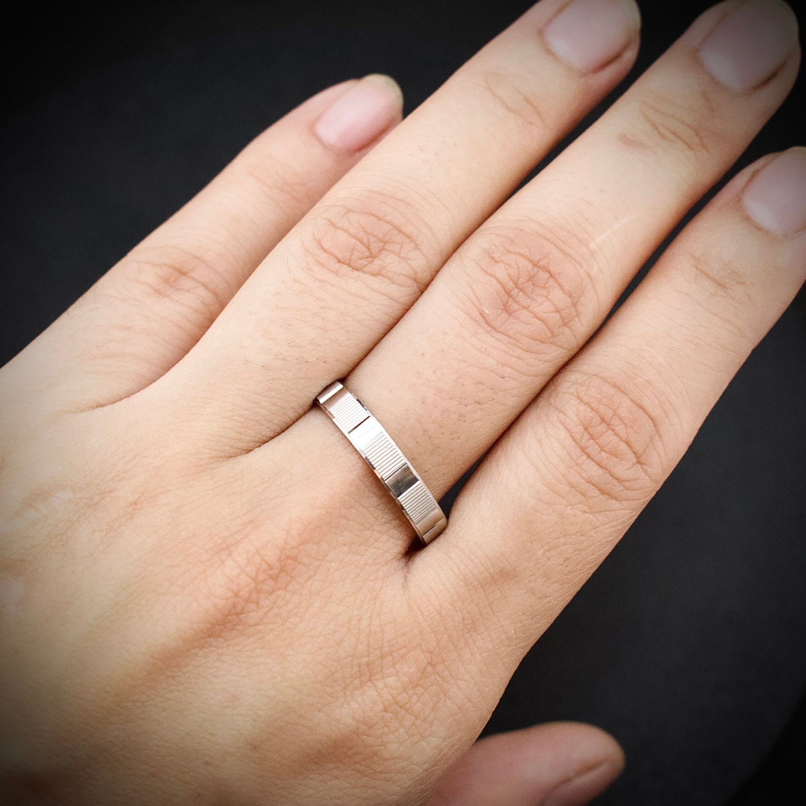 Ring band, size 9 US, 925 sterling silver ring, Wedding band, Unique handmade birthday gift, One of a kind jewelry