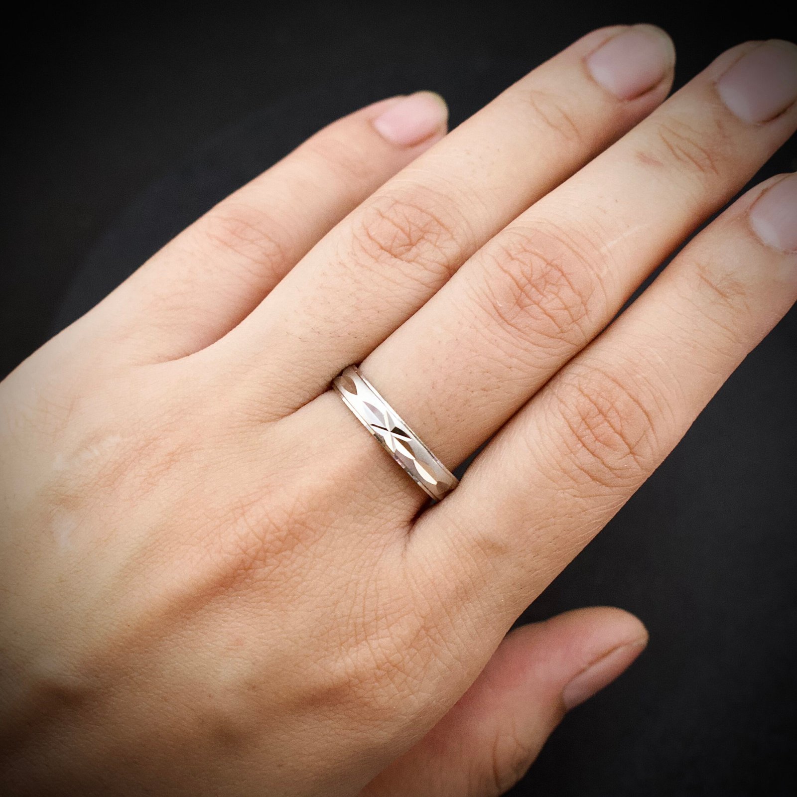 Ring band, size 8 US, 925 sterling silver ring, Wedding band, Unique handmade birthday gift, One of a kind jewelry