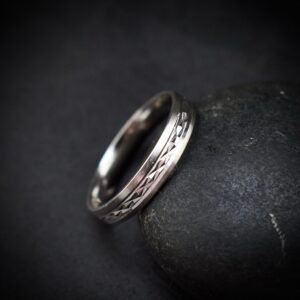 Ring band, size 10 US, 925 sterling silver ring, Wedding band, Unique handmade birthday gift, One of a kind jewelry