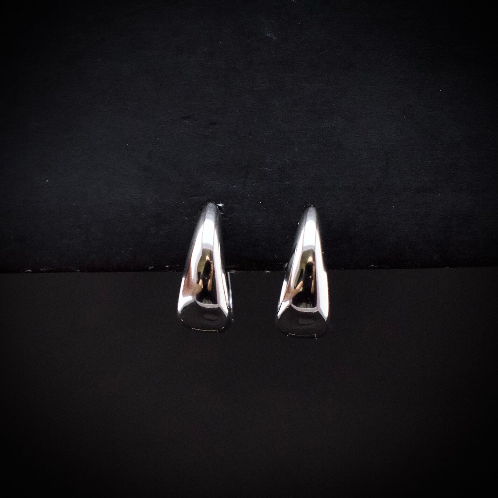 Huggie hoop earring, 925 sterling silver earrings, Unique handmade birthday gift, Wedding jewelry for bride, One of a kind jewelry