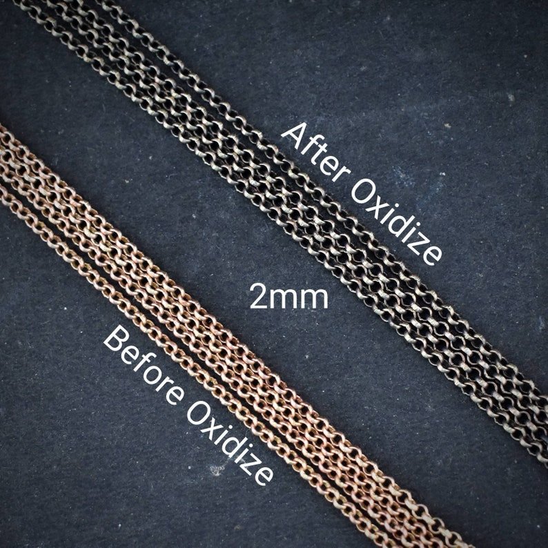 5 meter pure copper chain, 2mm 2.5mm 3mm size, Soldered link, rolo ring design, Jewelry finding, 16 feet full length, No plating, Raw copper