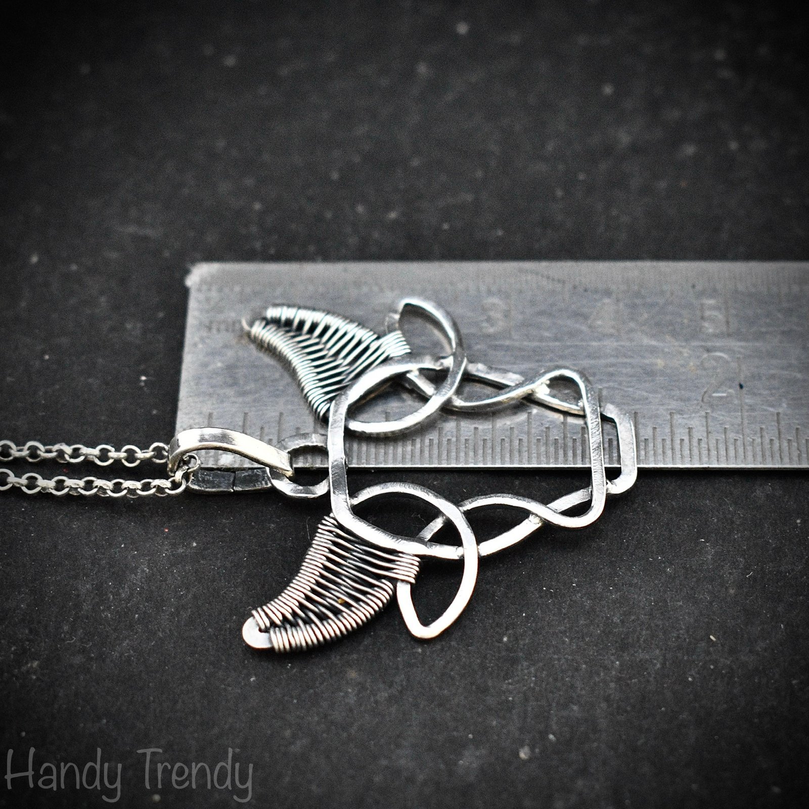 Taurus Pendant, 925 Sterling silver wire wrap pendant, Zodiac Bull necklace, Celtic style jewelry, One of a kind artisan necklace